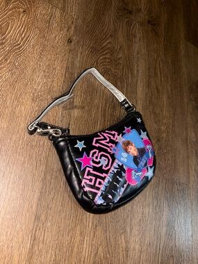 Y2K High School Musical black leather purse
